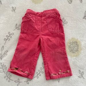 Baby Girls Pink Corduroy Pants Gymboree